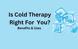 Picture of ice cubes with "Is Cold Therapy Right for You?"
